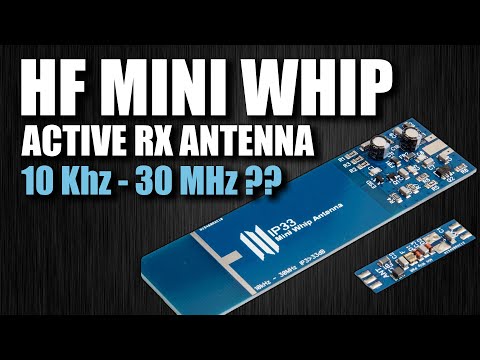 Antena activa HF Mini Whip 10Khz – 30 MHz, KP3AV Systems